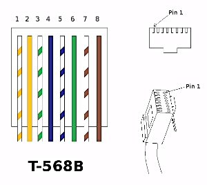 RJ45 568A and 568B wiring diagram-932-20